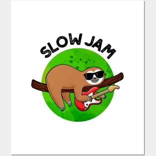 Slow Jam Funny Music Animal Pun Posters and Art